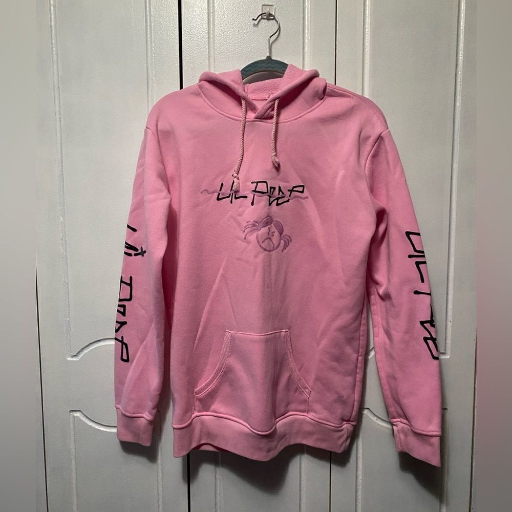Unisex Lil Peep Fashion Pullover Hoodie Sweatshirt Unisex. M Pink